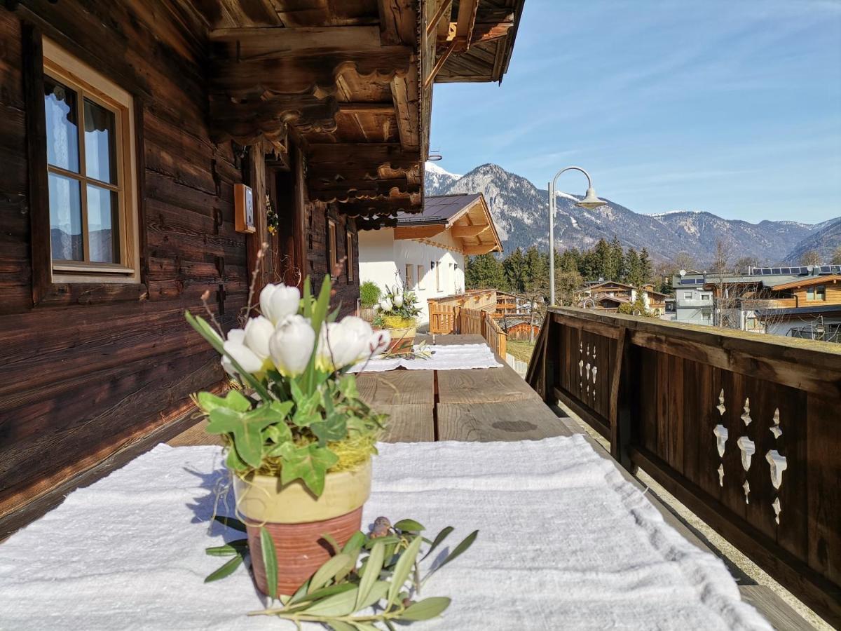 Ferienhaus Weberhof Reith im Alpbachtal Eksteriør billede